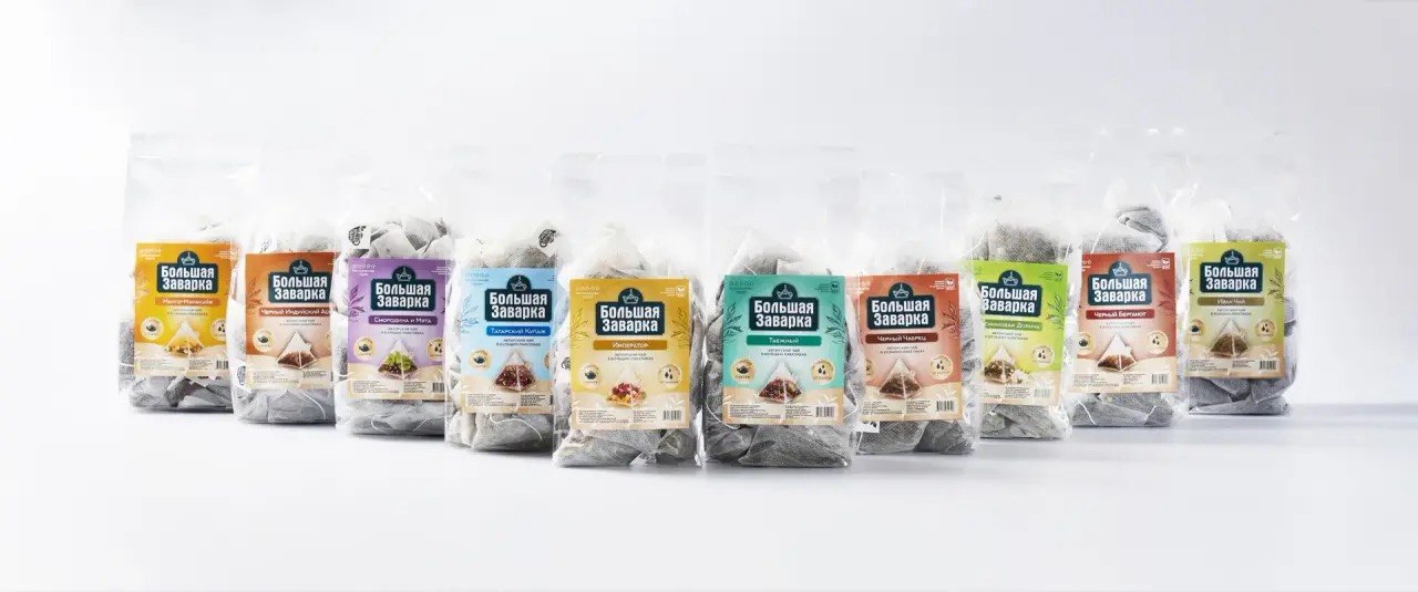 Линейка чая Большая заварка для кафе, ресторанов и HoReCa